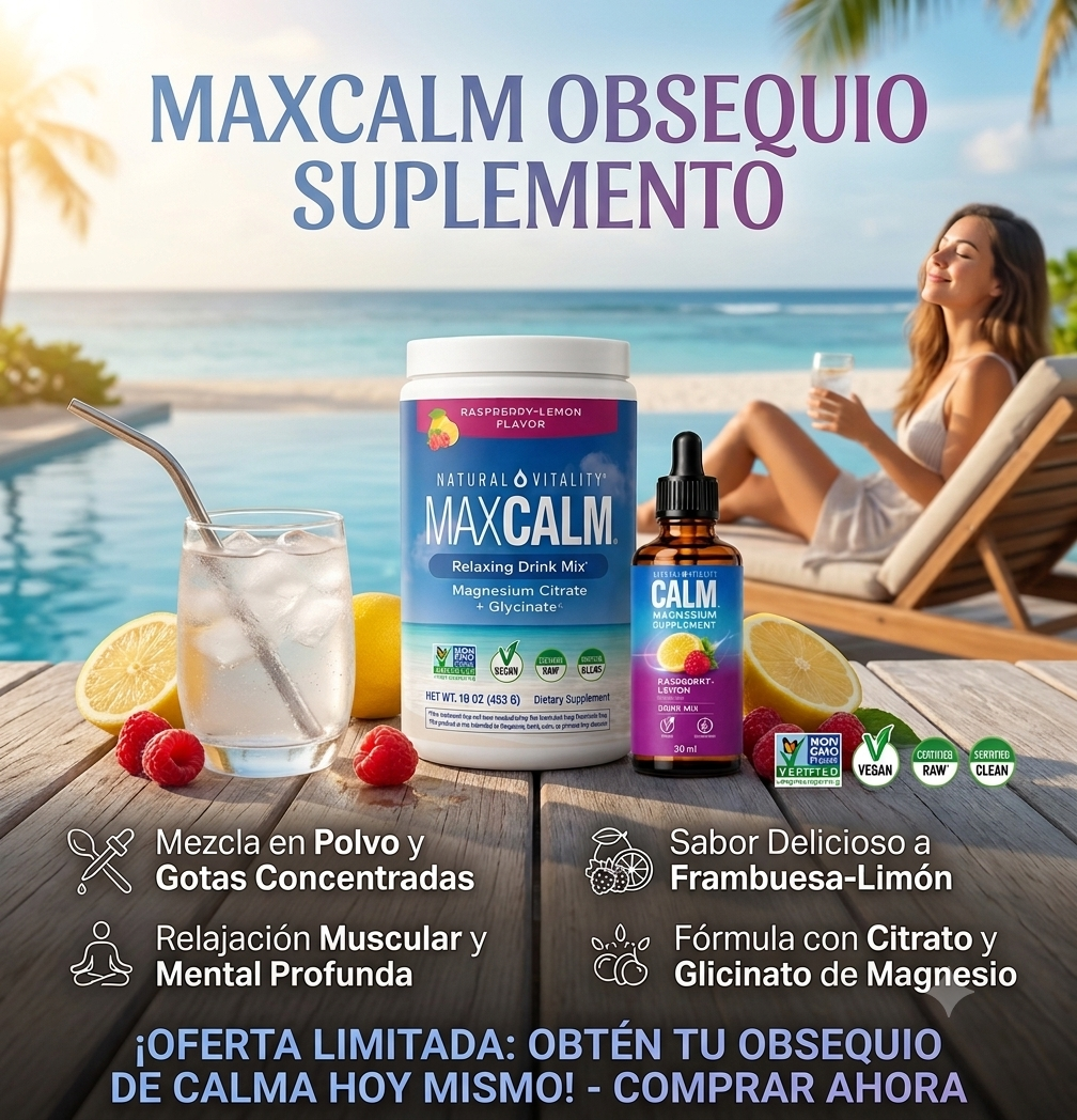 MAXCALM + OBSEQUIO SUPLEMENTO